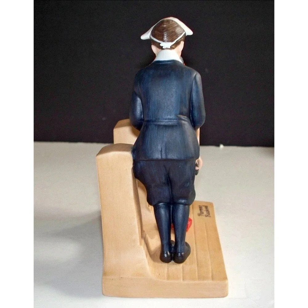 Norman Rockwell First Dance Danbury Mint Porcelain Figurine 1980 Japan Excellent